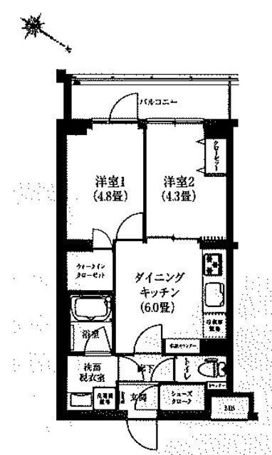 ルフレ世田谷ノールの間取り