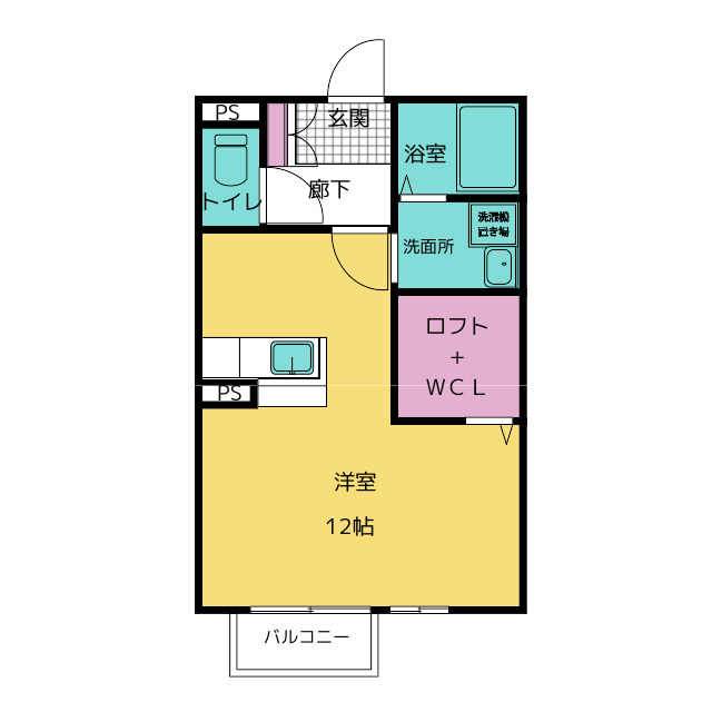 マルカート松阪の間取り