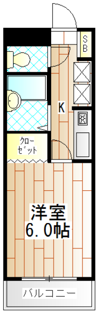 町田市金井町のマンションの間取り