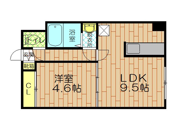 セレーナ南郷の間取り