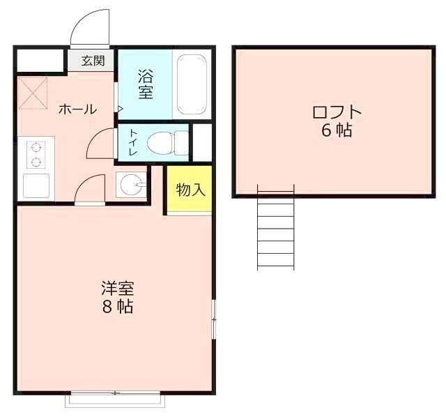 行田市壱里山町のマンションの間取り