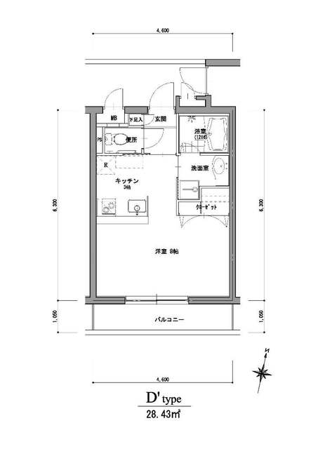 ＡＫII八芳の間取り