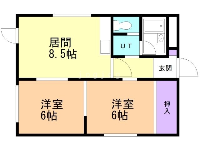 広和ハイツ第７の間取り