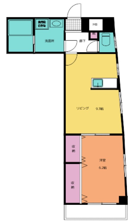 サンズ細野の間取り