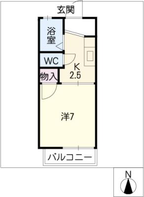 エスポワール北江の間取り