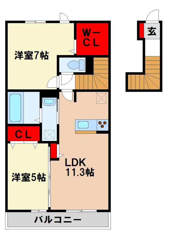 メープルヒルズの間取り