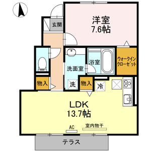 カーサ矢形の間取り