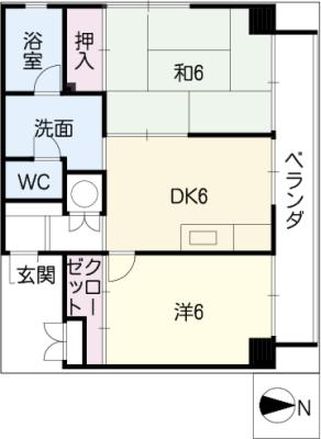 けやきの森ルポ　ハートスクエアの間取り