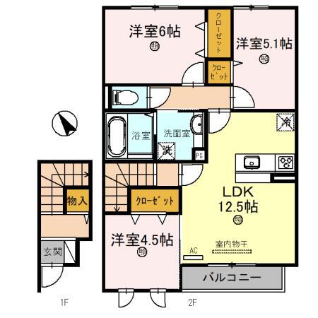 パストラーレの間取り