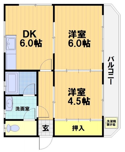 大文字マンションの間取り