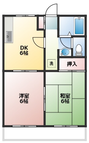 サンモールC棟の間取り