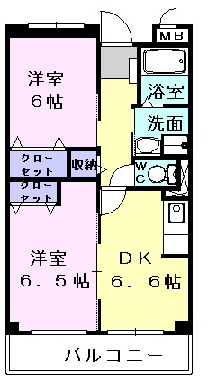 ガーデンパレス21の間取り