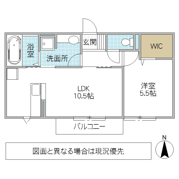 ルピナスヴィラ Aの間取り