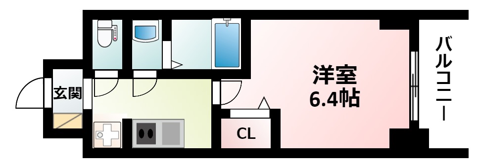 プレサンス新大阪ジェイズの間取り