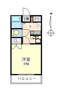 シャトレ原新町の間取り