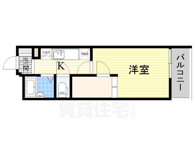 レオパレスあすなろの間取り