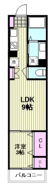 川崎市高津区千年のアパートの間取り