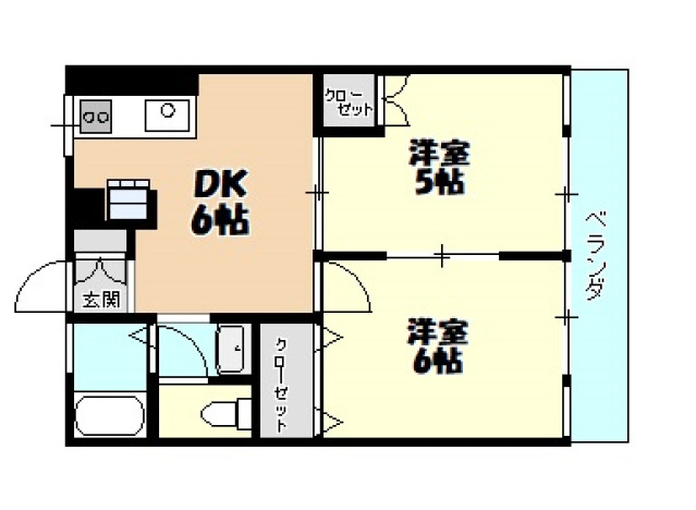 大芝メゾンの間取り