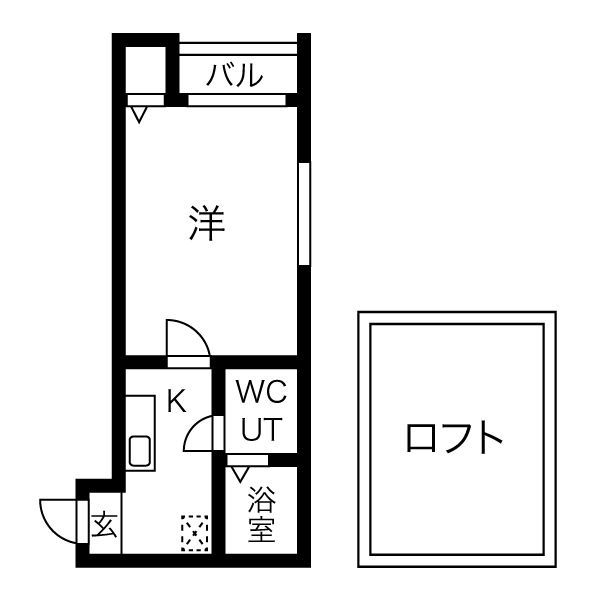 コーポ愛花夢の間取り