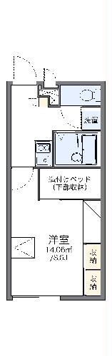 レオパレス川口東扇の間取り