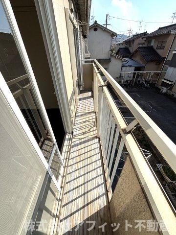 バルコニー　南向き