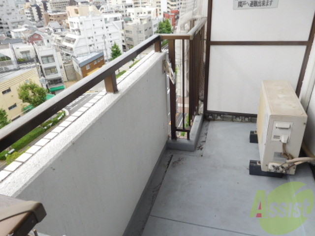 バルコニー　南向きでものすごく明るいんです