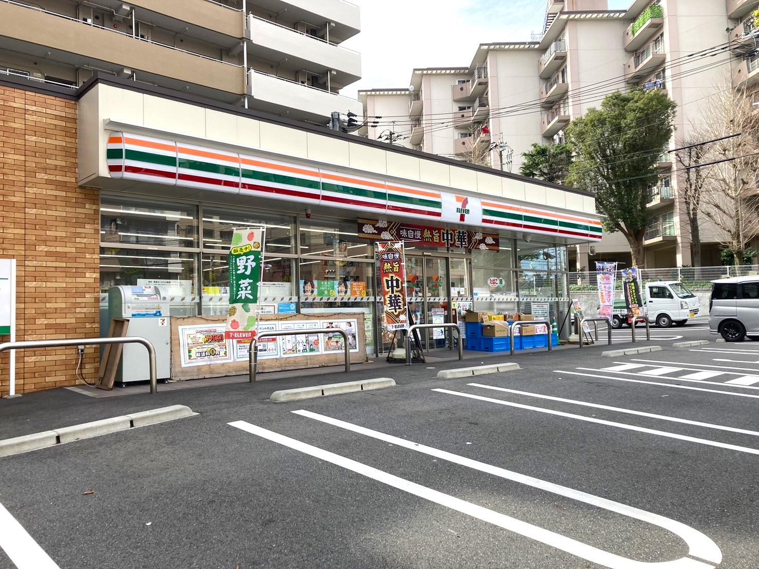 コンビニ　セブンイレブン八幡清納店（コンビニ）まで160m