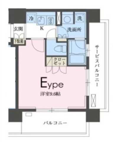 ガレリア東新宿の間取り写真