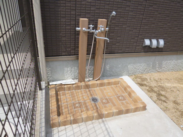 その他　ペット足洗い場