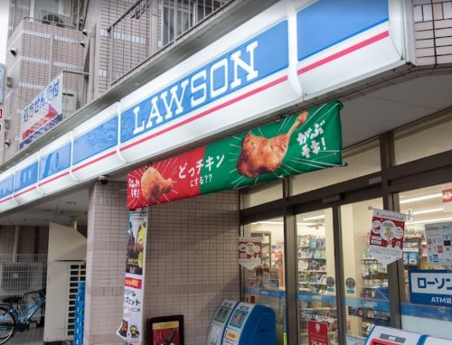 コンビニ　ローソン 八幡山三丁目店（コンビニ）まで77m