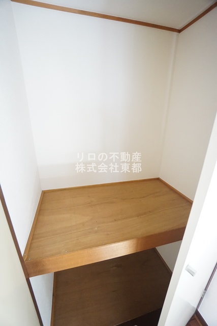 収納　奥行のある収納付です！増えがちな荷物をもスッキリ収納できます