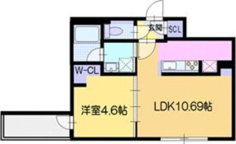 仮)ラ・シュエット南郷リュヌ@の間取り写真
