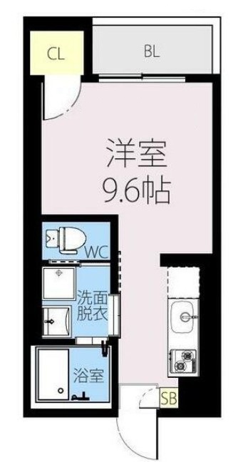 東武伊勢崎線 谷塚駅 徒歩6分 3階建 築8年の間取り写真