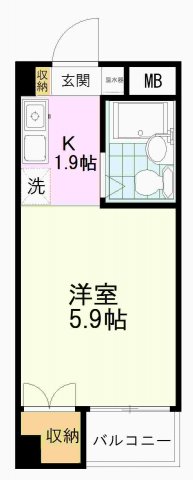 北町マンションK-0の間取り写真