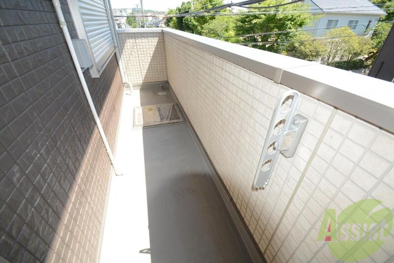バルコニー　通風良好です