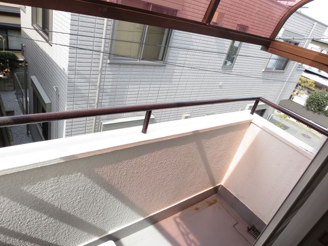 眺望　屋根付きベランダ