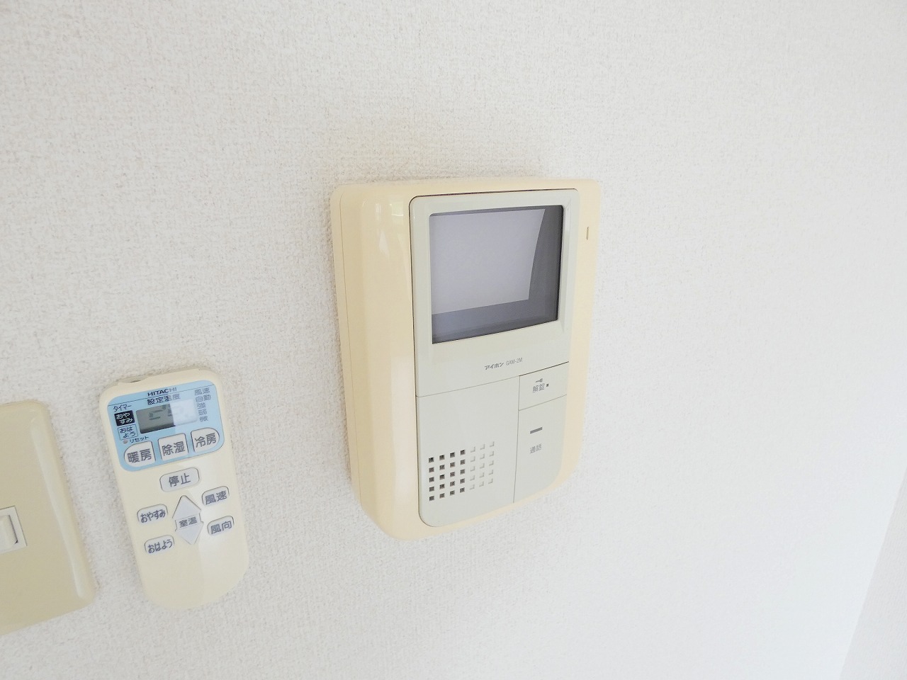 セキュリティ　TVモニターインターフォン※退去前のため、以前の写真を使用し