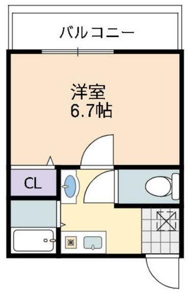 アルコラカーサ飾磨細江の間取り