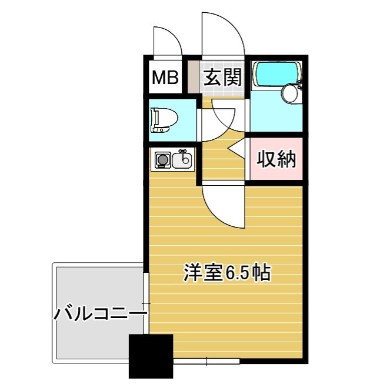 【朝日プラザ博多VIIIの間取り】