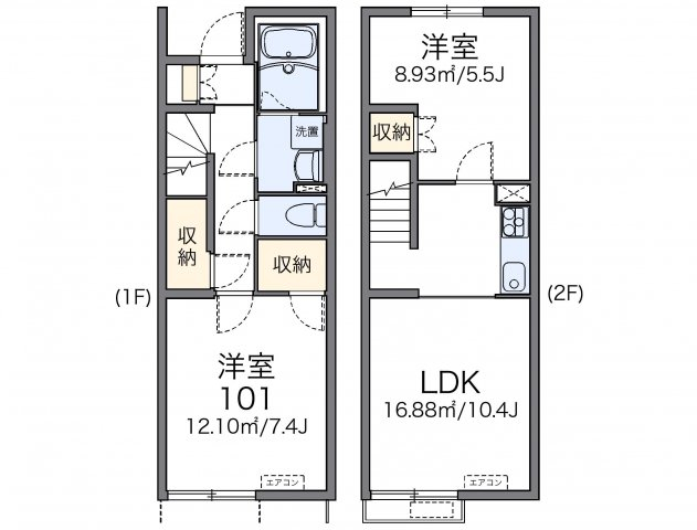 レオネクストライムの間取り