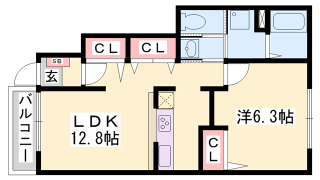 メゾンプラースIIの間取り