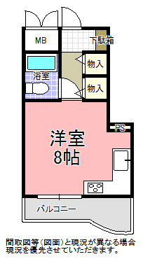 桜川アパートメントの間取り