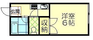 サンヴィレッジ八橋Ｃ棟の間取り