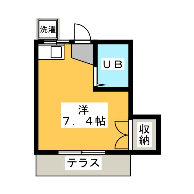 コーポ小川の間取り