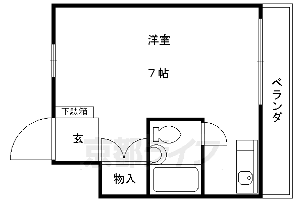 【ハイデンス豊幸の間取り】