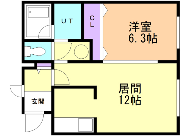 東町コーポラスの間取り