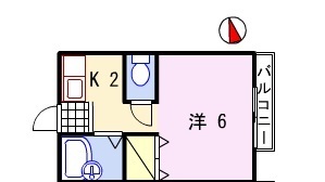 コンフォート花北の間取り