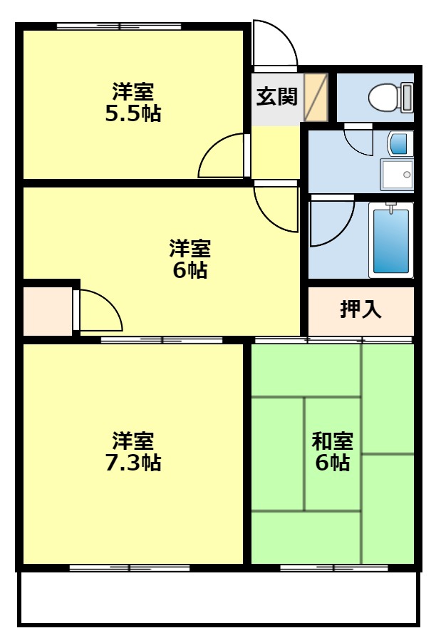 レジデンス小沢の間取り