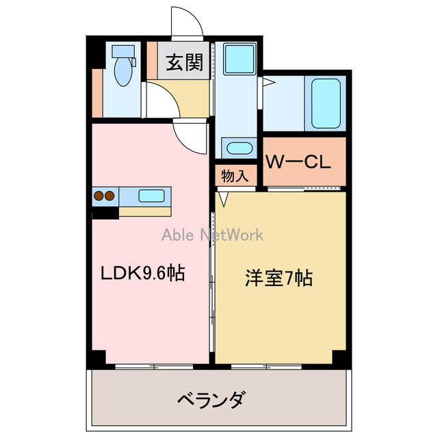 スカール桜木の間取り