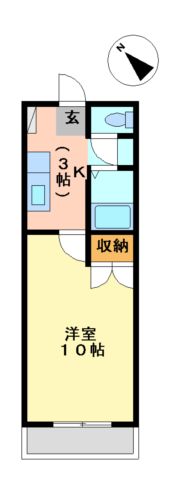 ＫＵＲＩＭＡマンションの間取り